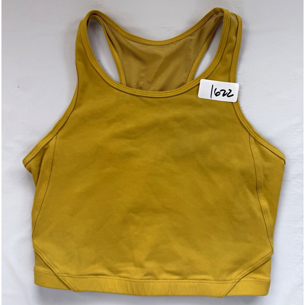 Born Primitive Yellow Longline Keyhole Sports Bra Top S Athleisure CrossFit⁠